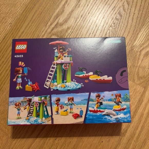 Lego Friends Beach Water Scooter NEW 42623 Building Block Set Jet Ski Dolphin - Picture 3 of 3